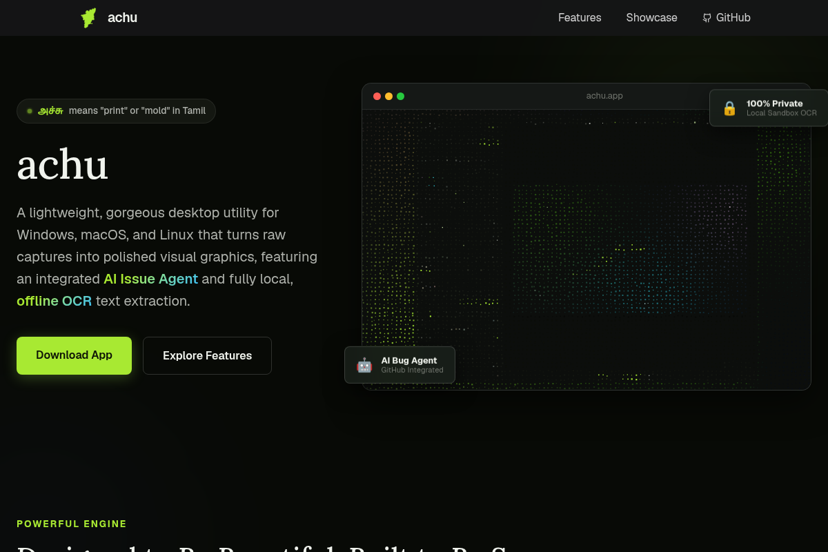 achu screenshot