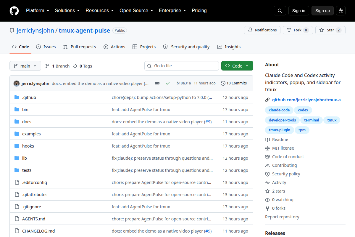 AgentPulse screenshot