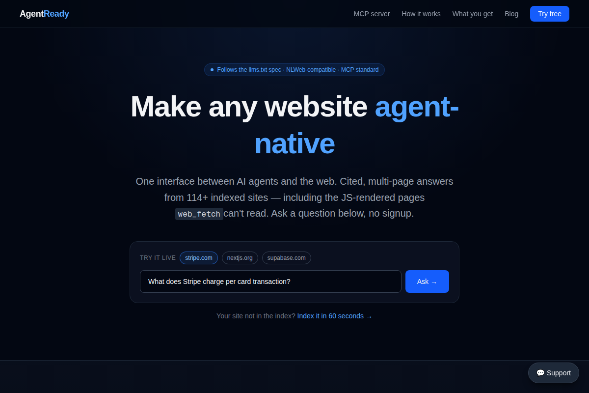 AgentReady screenshot