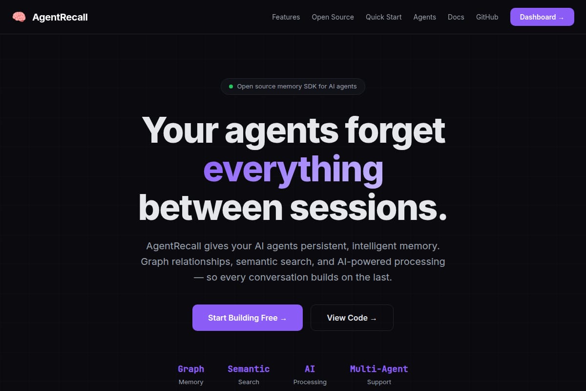 AgentRecall thumbnail