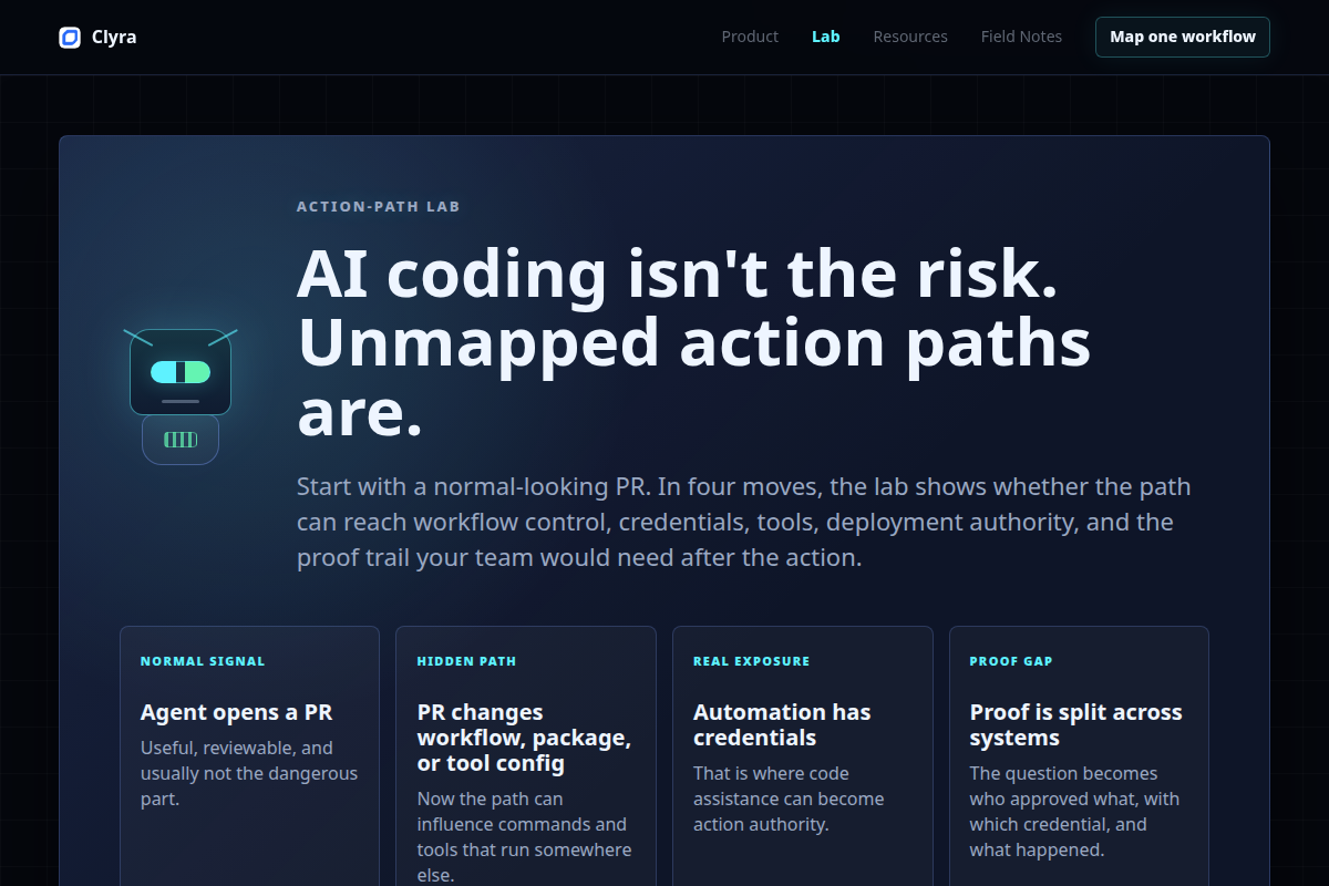 AI Action Path Lab screenshot