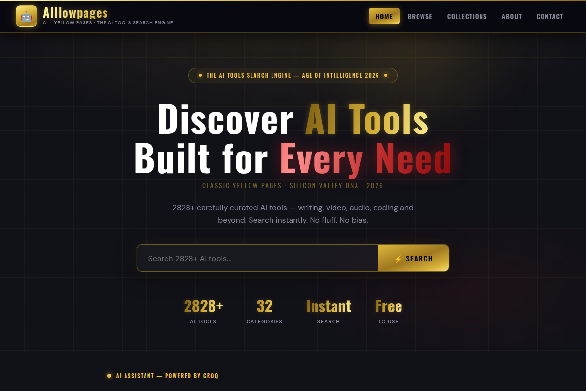 AIllowpages screenshot