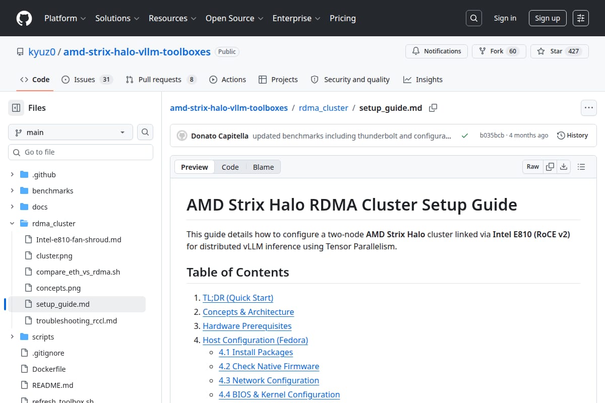 AMD Strix Halo RDMA Cluster Setup Guide thumbnail