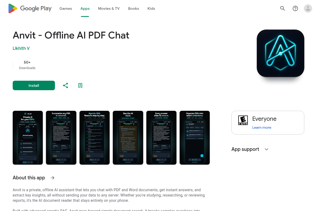 Anvit screenshot
