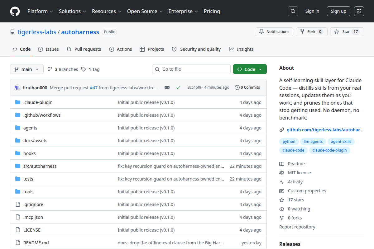 autoharness screenshot