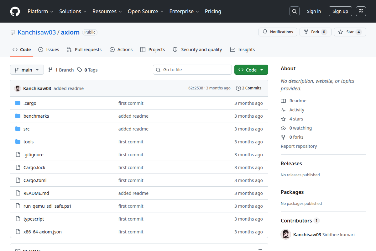 axiom screenshot