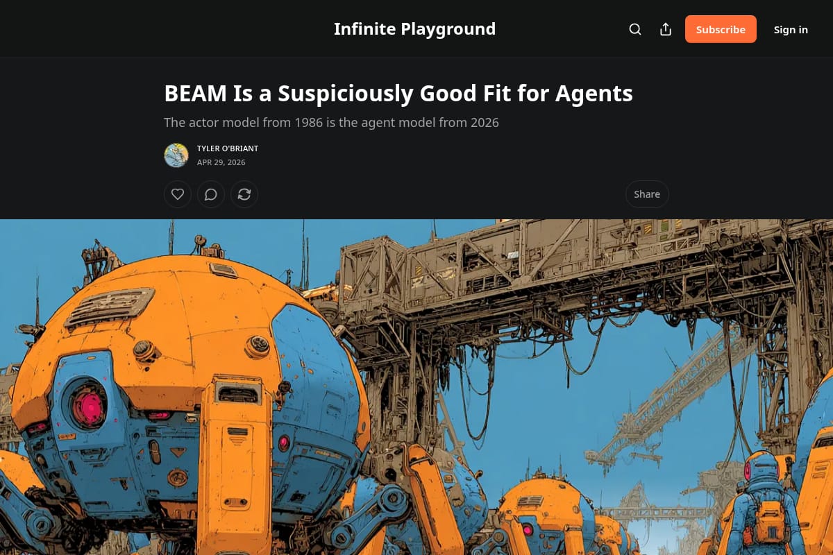 BEAM Is a Suspiciously Good Fit for Agents thumbnail