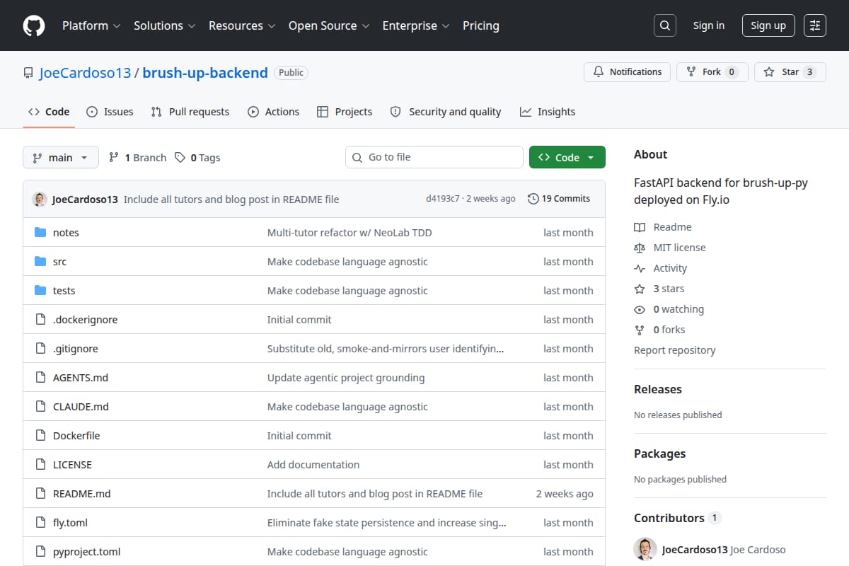 Brush Up backend thumbnail