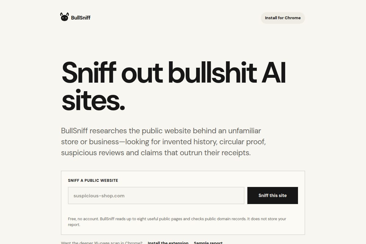 BullSniff screenshot