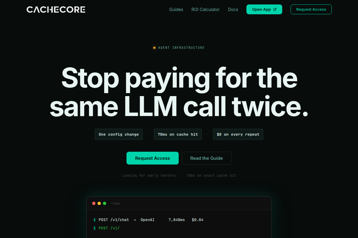 CacheCore screenshot
