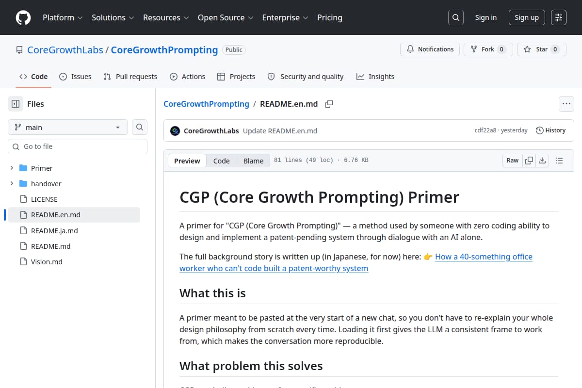 CGP (Core Growth Prompting) Primer thumbnail