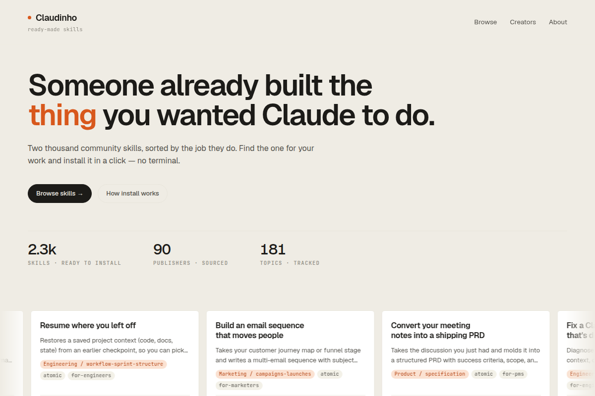 Claudinho screenshot