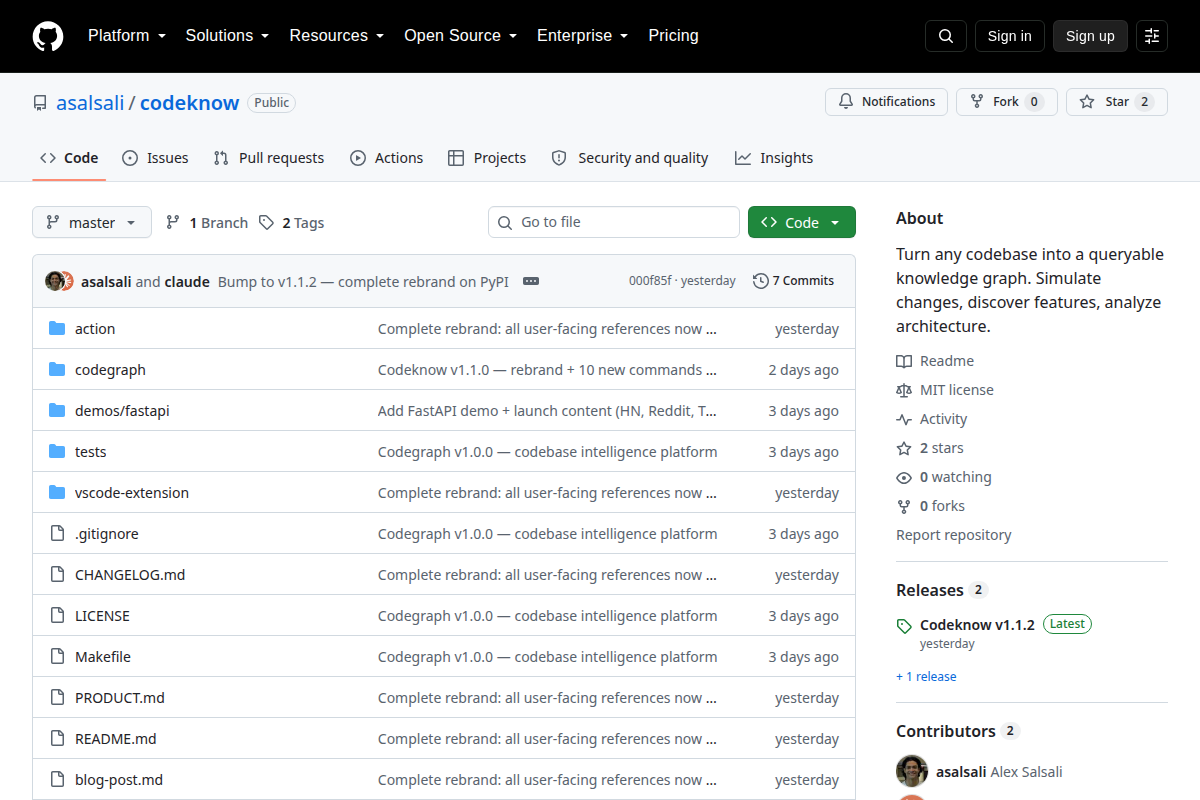 Codeknow screenshot