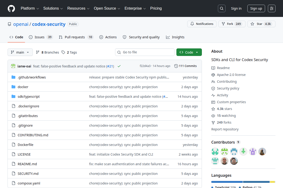 Codex Security screenshot
