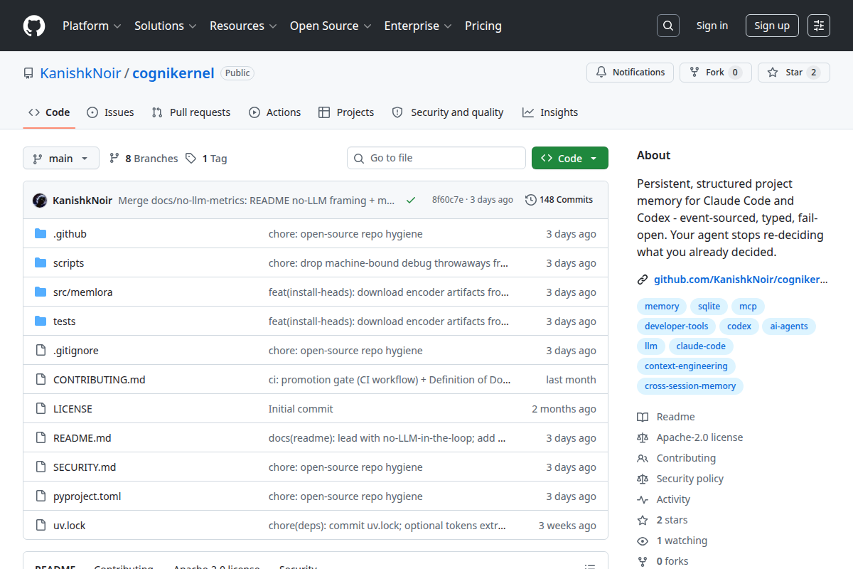 CogniKernel screenshot
