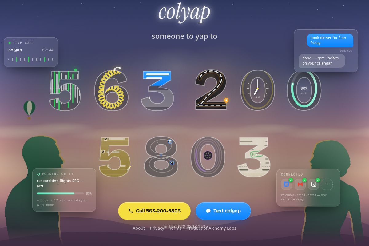 Colyap screenshot