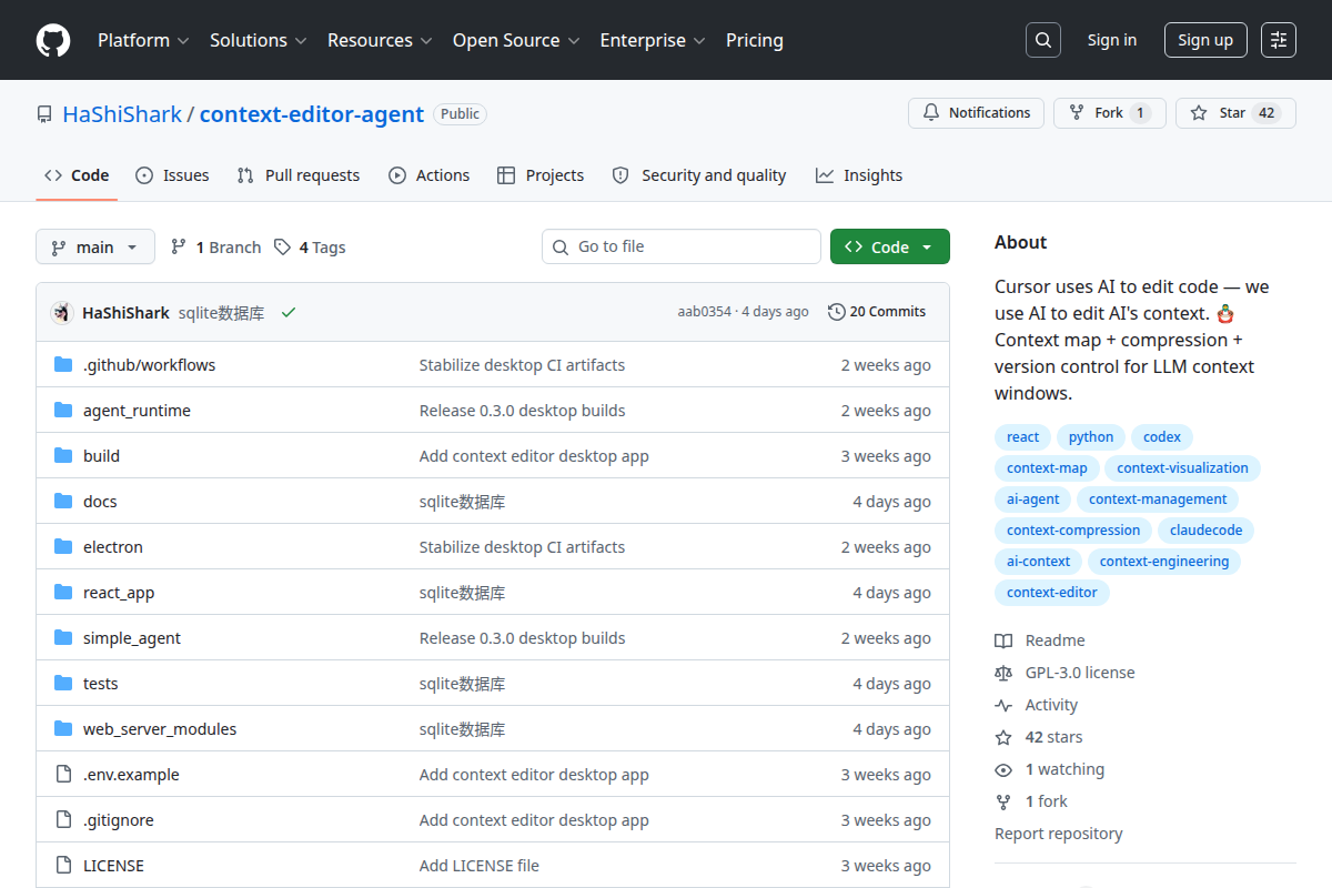 context-editor-agent screenshot