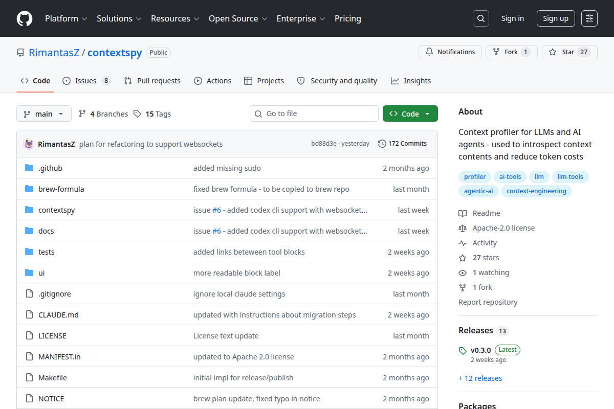 ContextSpy screenshot