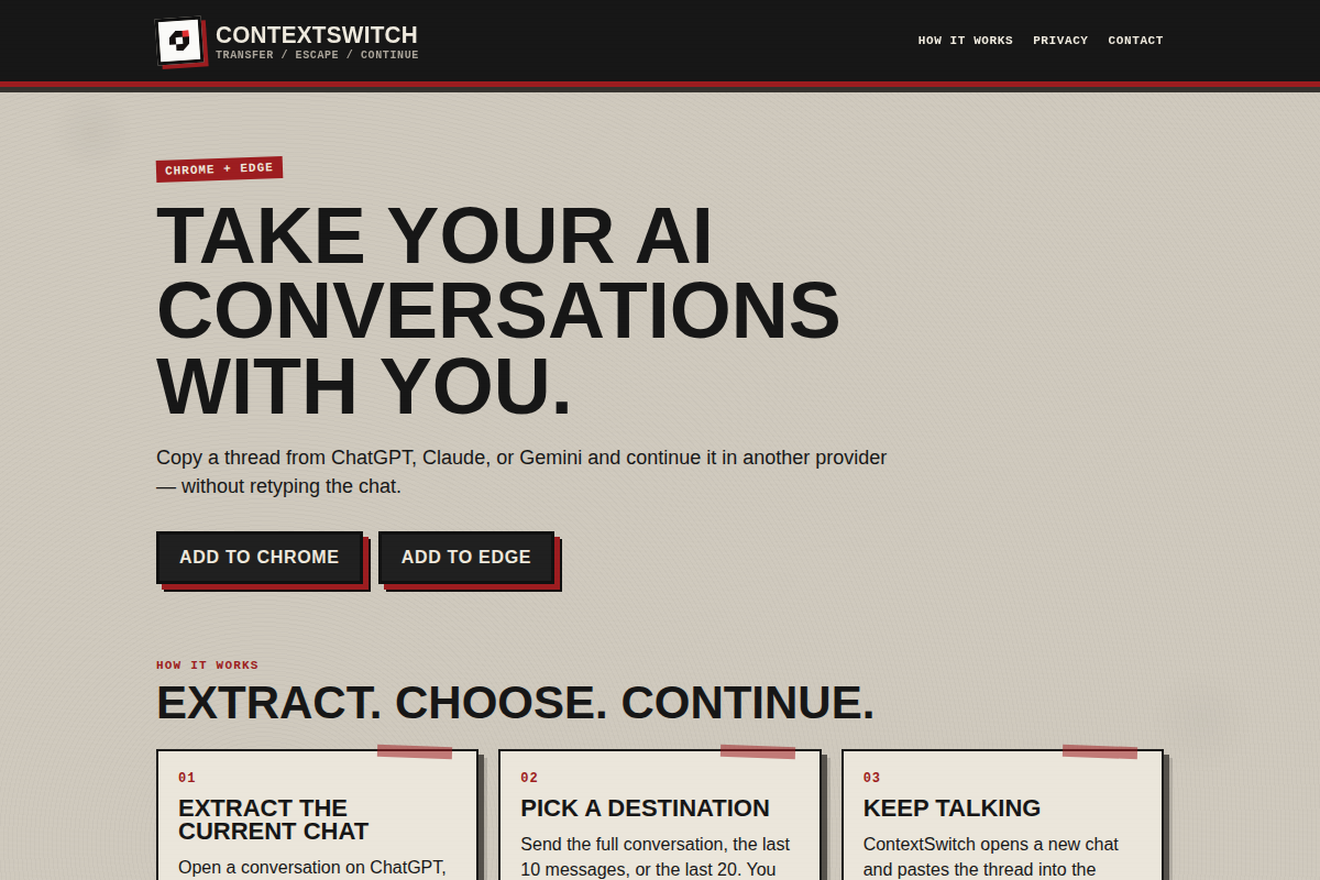 ContextSwitch screenshot