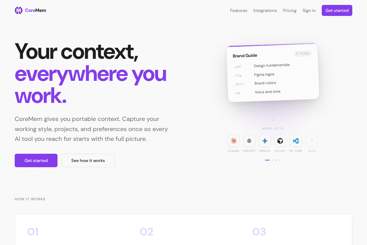 CoreMem screenshot
