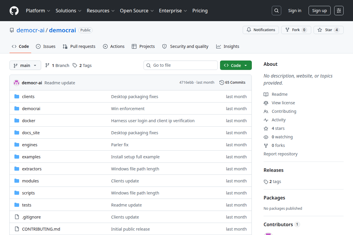 Democr.ai screenshot