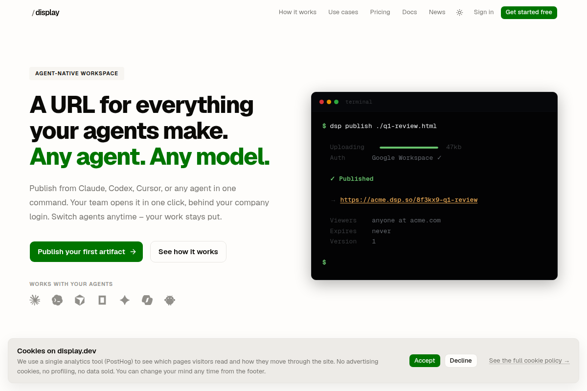 Display.dev screenshot