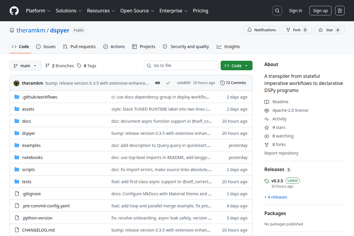 dspyer screenshot