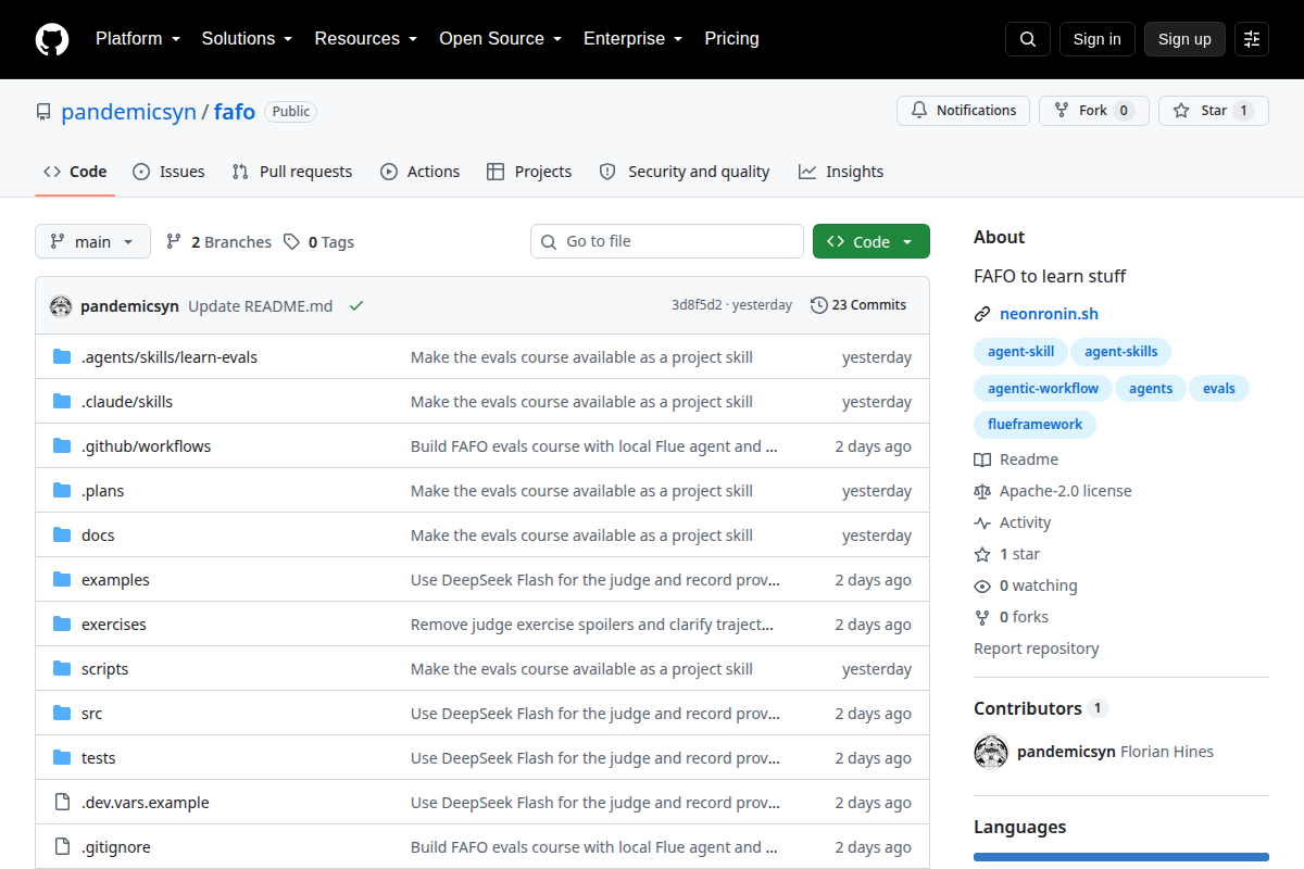 FAFO: Learn to Write Evals screenshot