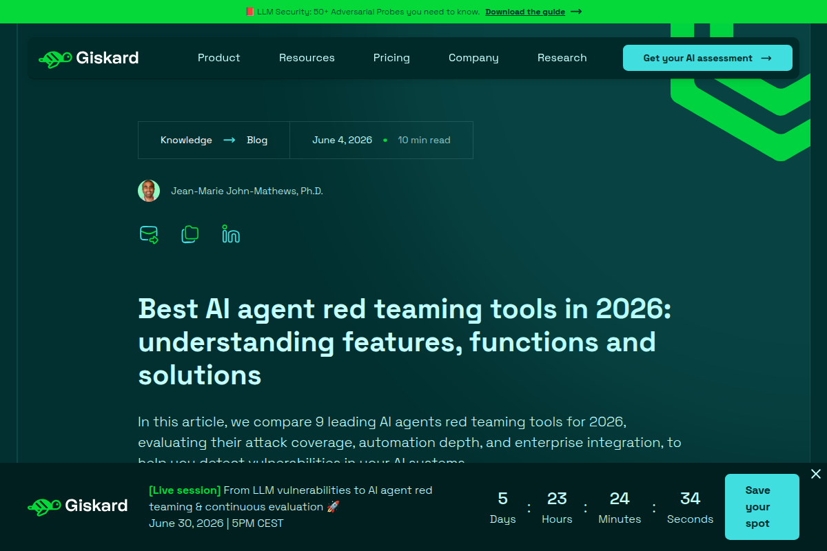 Giskard screenshot