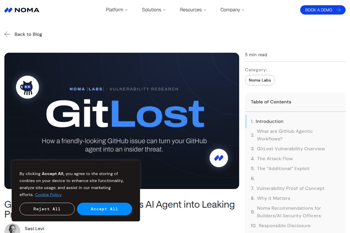 GitLost: We Tricked GitHub's AI Agent into Leaking Private Repos thumbnail