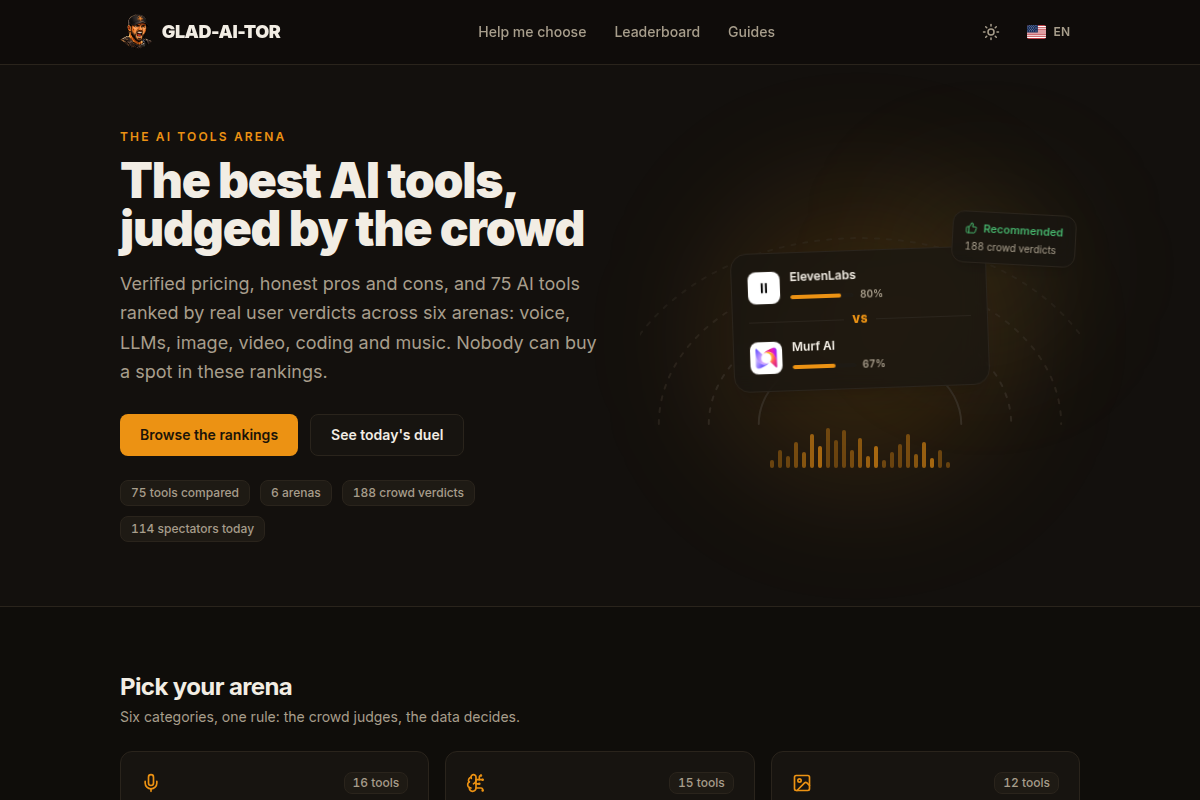 GLAD-AI-TOR screenshot