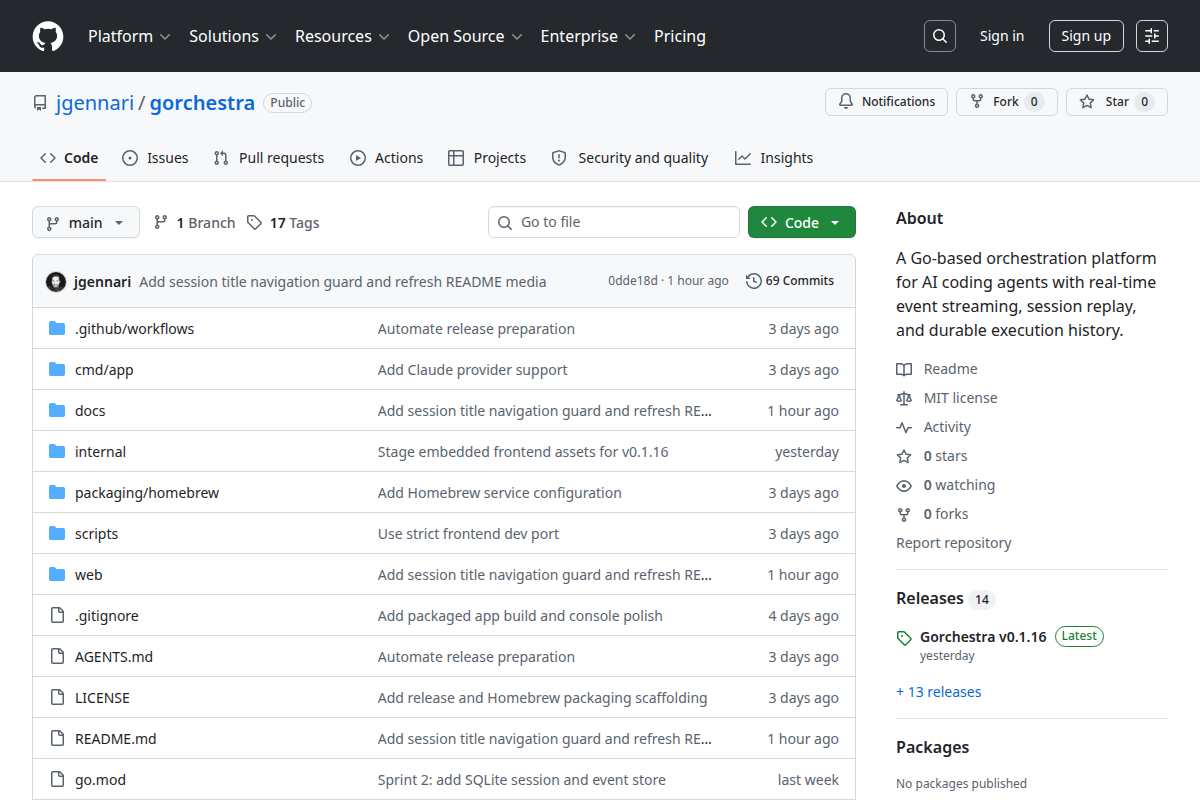 Gorchestra screenshot