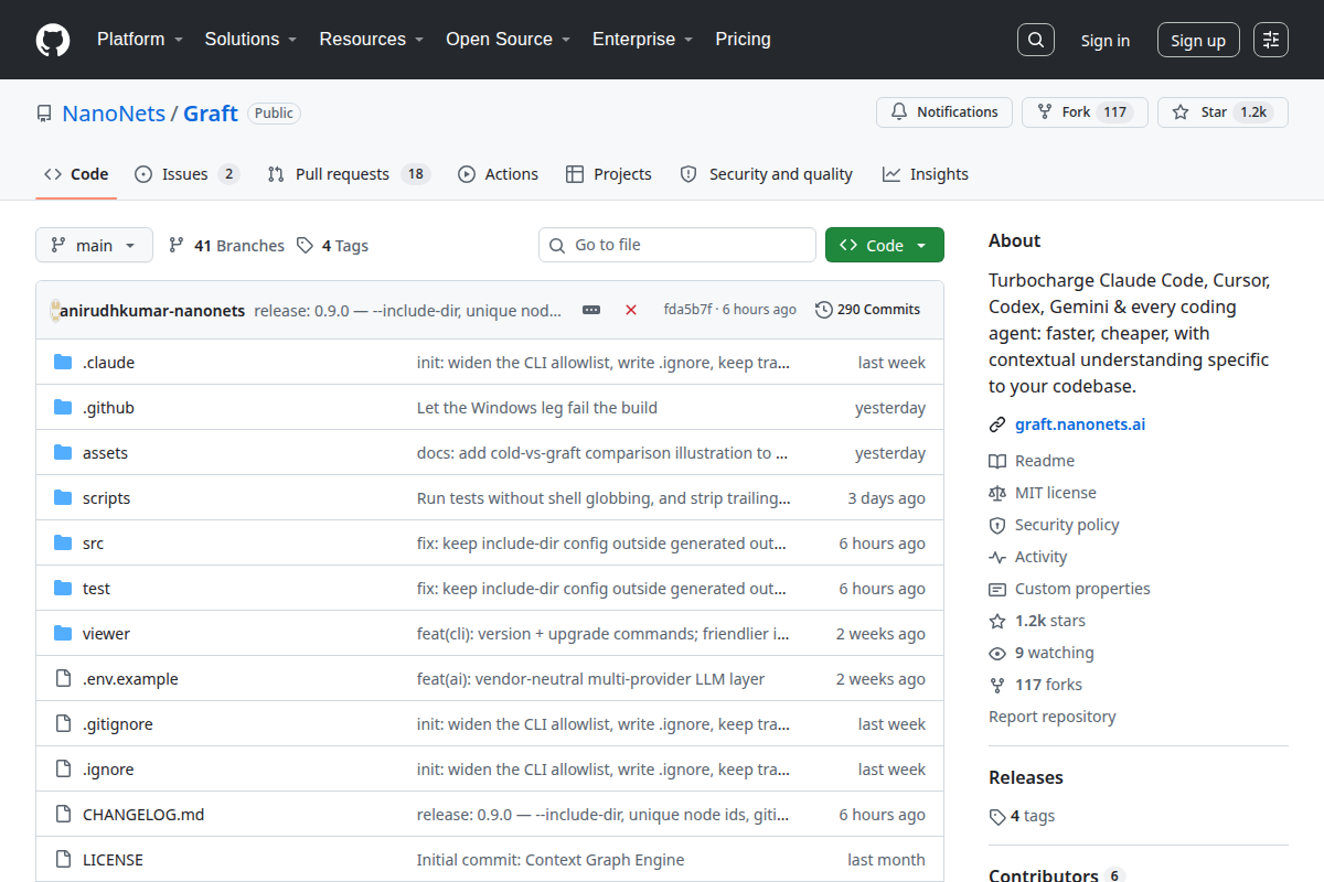 Graft screenshot