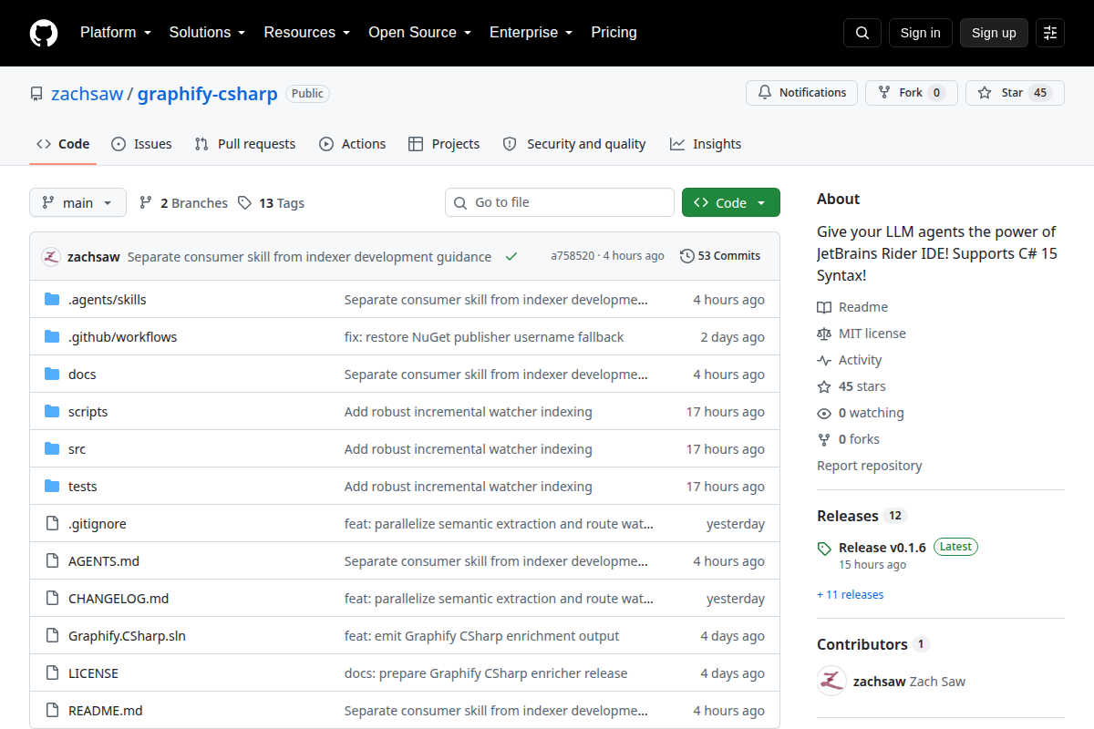 Graphify C# screenshot