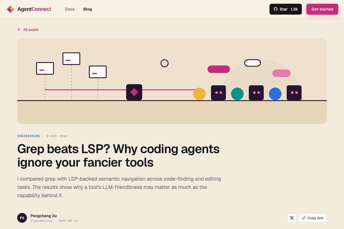 Grep beats LSP? Why coding agents ignore your fancier tools thumbnail
