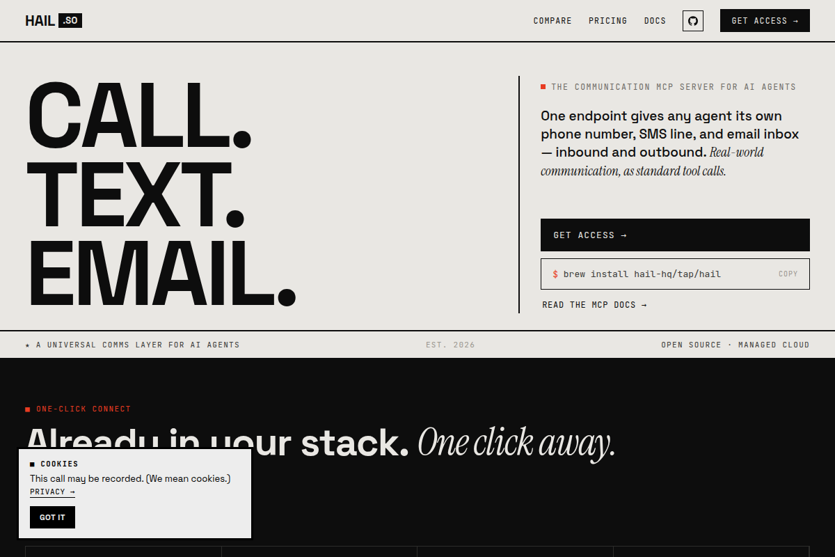 Hail screenshot
