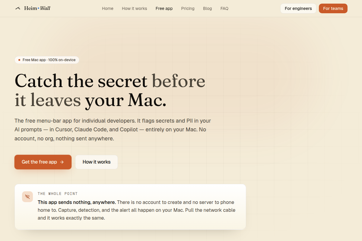 HeimWall screenshot