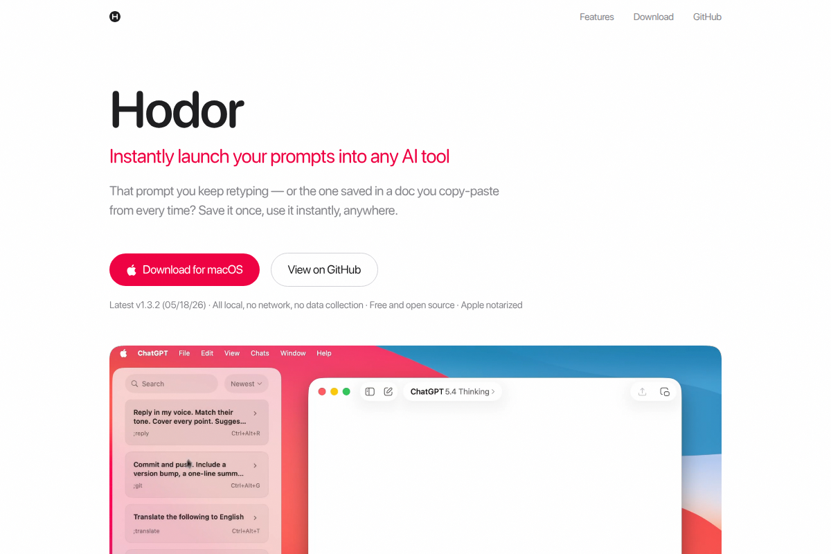 Hodor screenshot