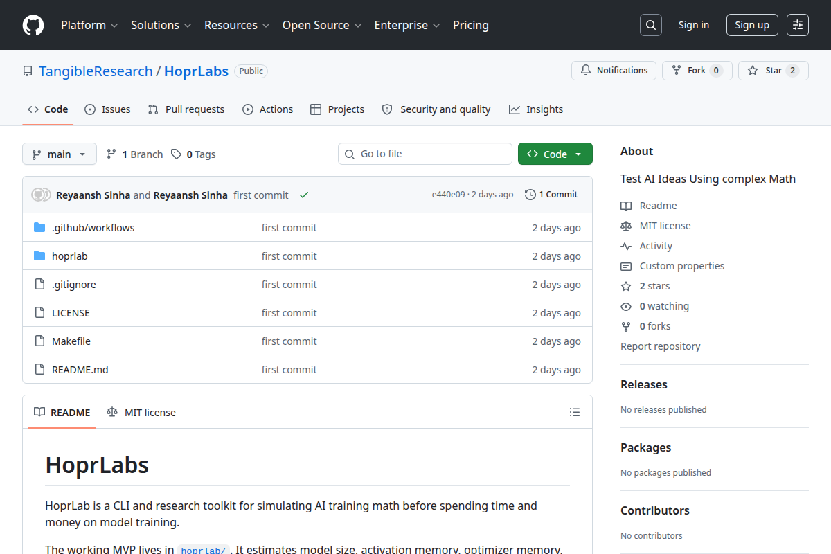 HoprLabs screenshot