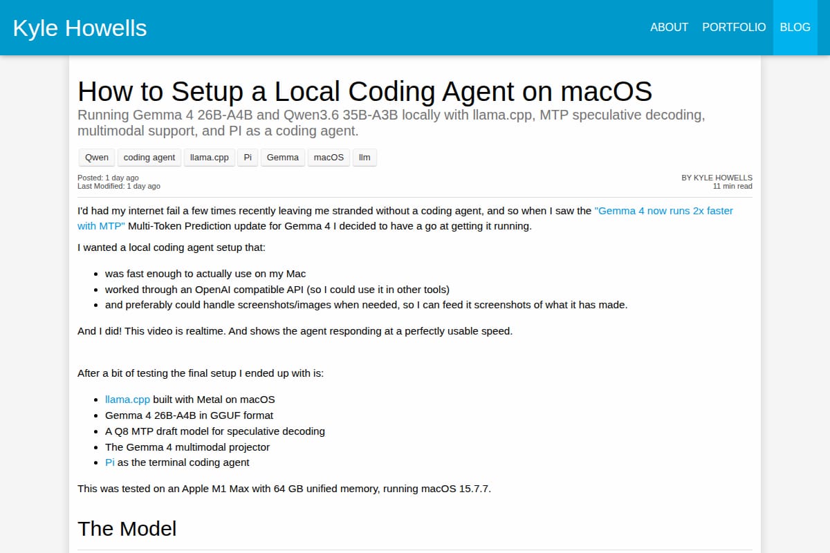 How to Setup a Local Coding Agent on macOS thumbnail