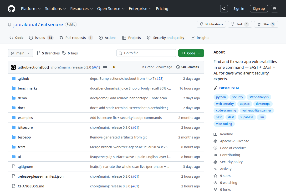 isitsecure screenshot