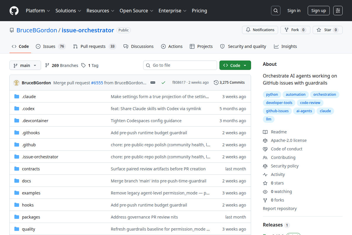 Issue-Orchestrator screenshot