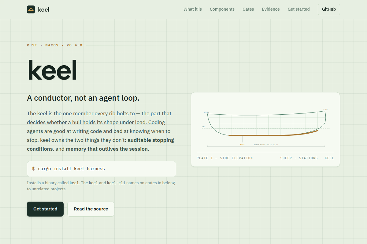 keel screenshot