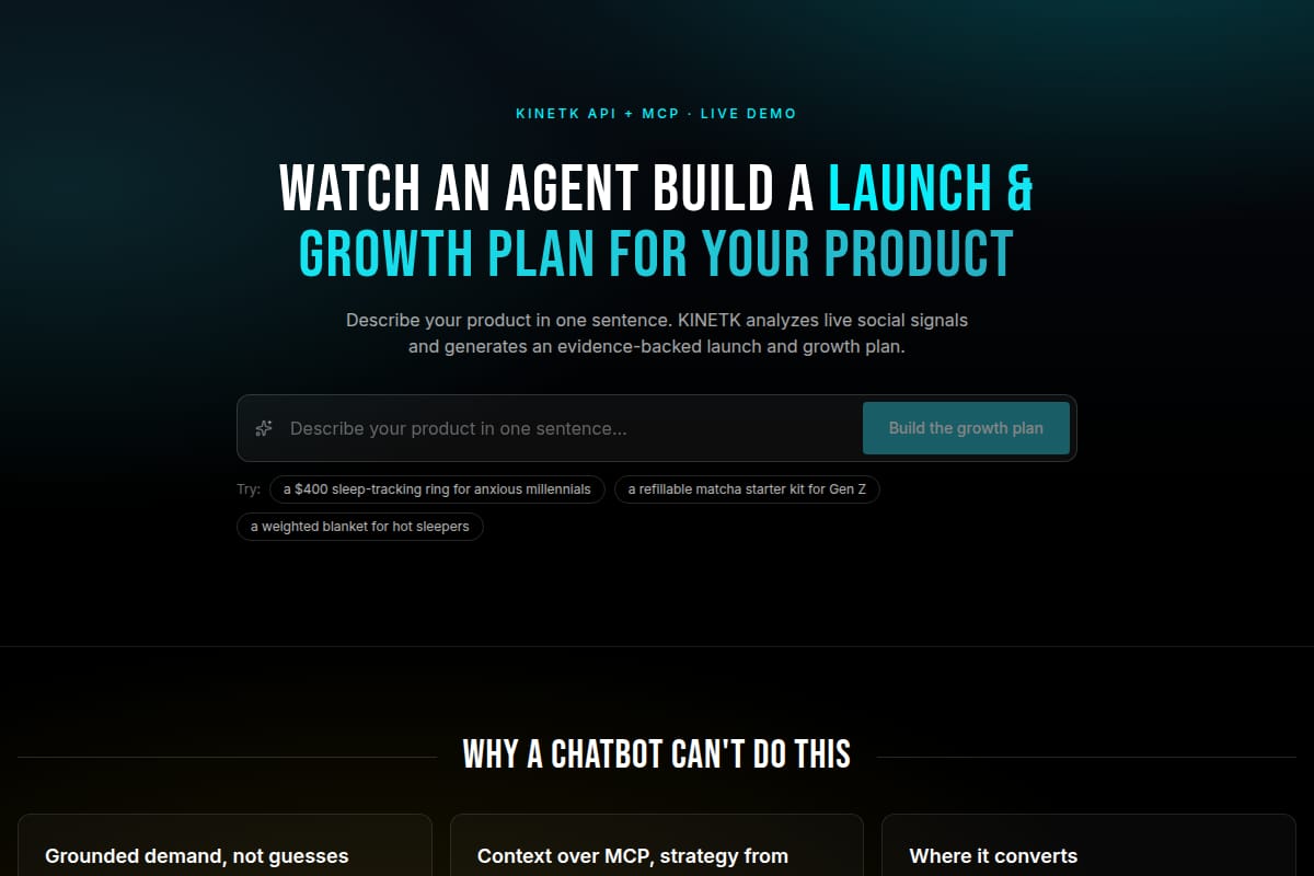 KINETK Growth Demo thumbnail