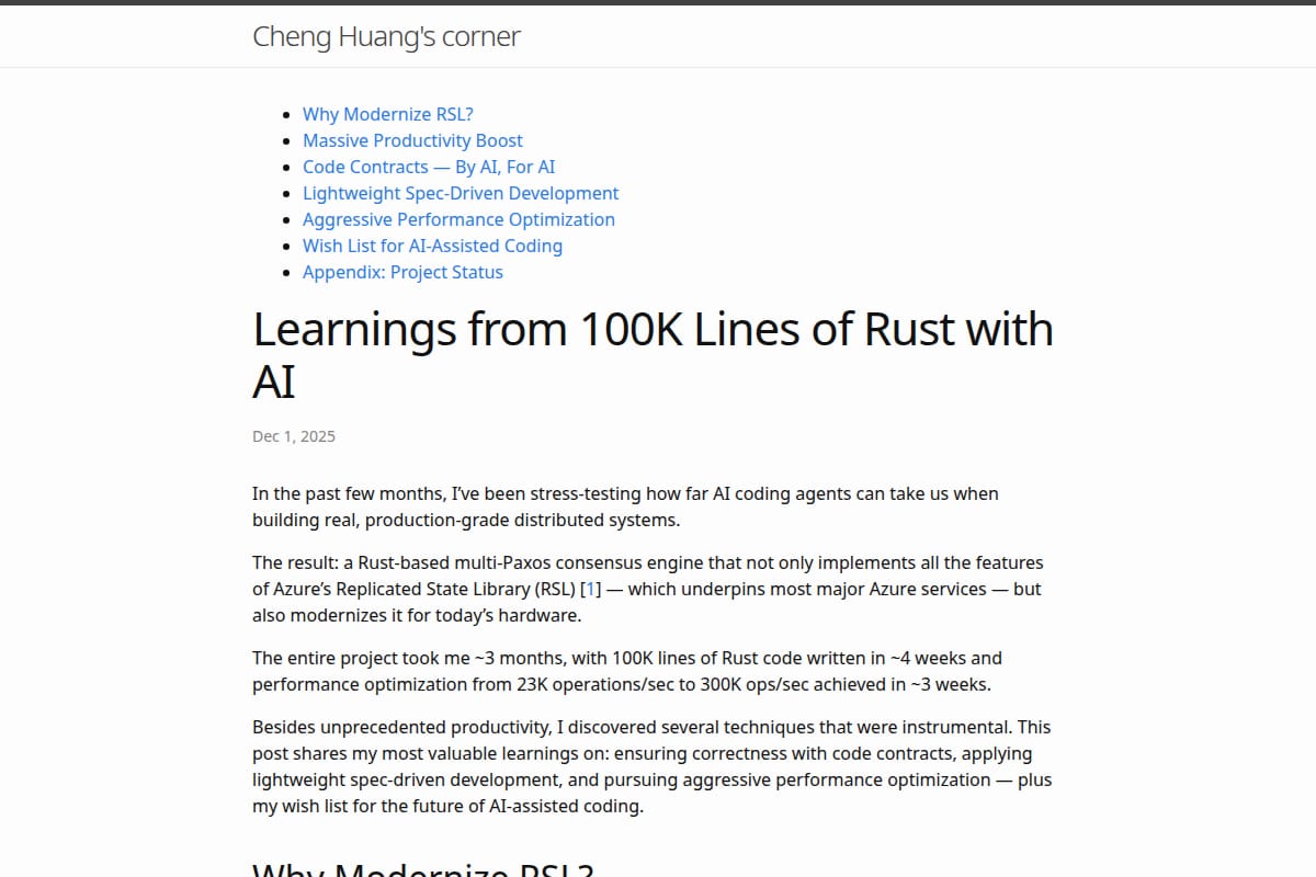 Learnings from 100K Lines of Rust with AI thumbnail