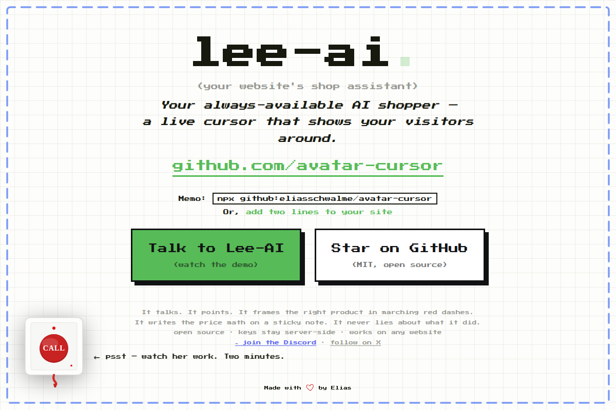lee-ai / avatar-cursor screenshot