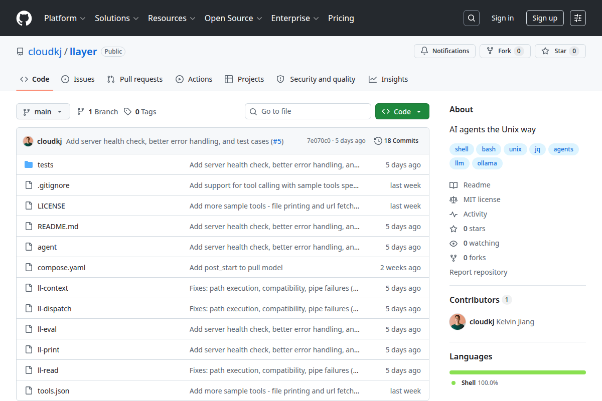 llayer screenshot
