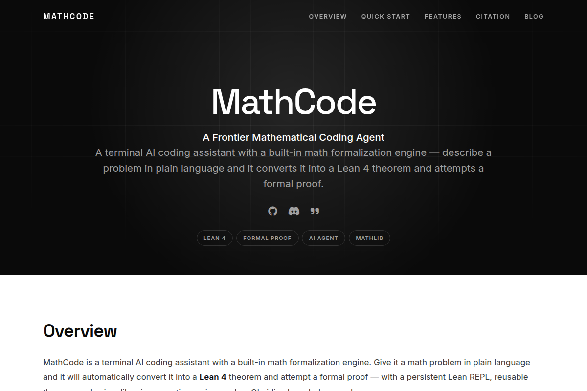MathCode screenshot