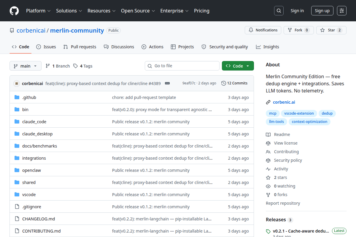 Merlin Community screenshot