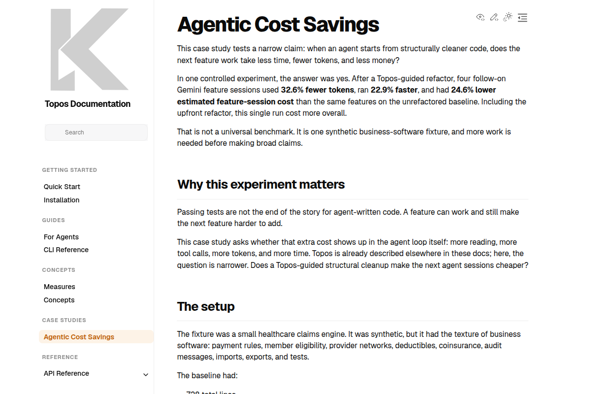 Module decomposition cut agent token use 32% on follow-up feature additions screenshot